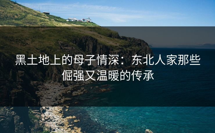 黑土地上的母子情深：东北人家那些倔强又温暖的传承